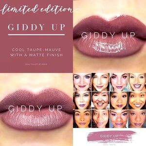 Giddy Up LipSense by SeneGence Full Sized Matte Lipstick by - Cool Taupe-Mauve